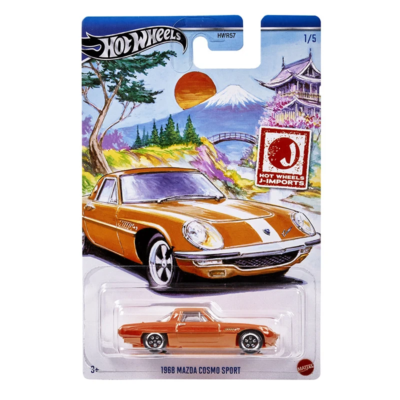 Hot Wheels Silver Series 1:64 GDG44 Simulação Tema Série de carros Brinquedo de coleção de captador de veículos off-road