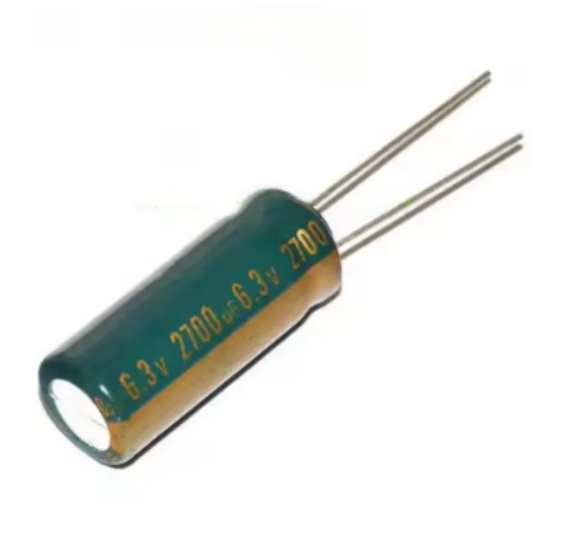 

100pcs 2700UF 6.3V 6.3V 2700UF Aluminum Electrolytic Capacitors 10 * 20 best quality New origina