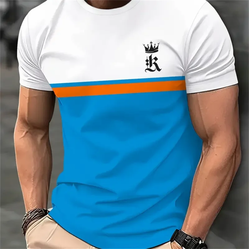 Nadruk w litery T-Shirt dla mężczyzn Fitness sport męska koszulka Casual sport Trend T-Shirt Street Hip-Hop luźny krótki rękaw Top