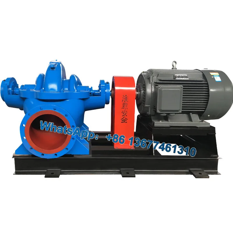 

Горизонтальный центробежный насос с двойным всасыванием и разделенным корпусом для сельскохозяйственного орошения, речного дноуглубления