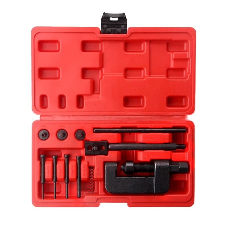 Motorcycle Chain Breaker Breaker Splitter Link Riveter Riveting Repair Tool Set For Motorcycle Bike Bicycles Repair