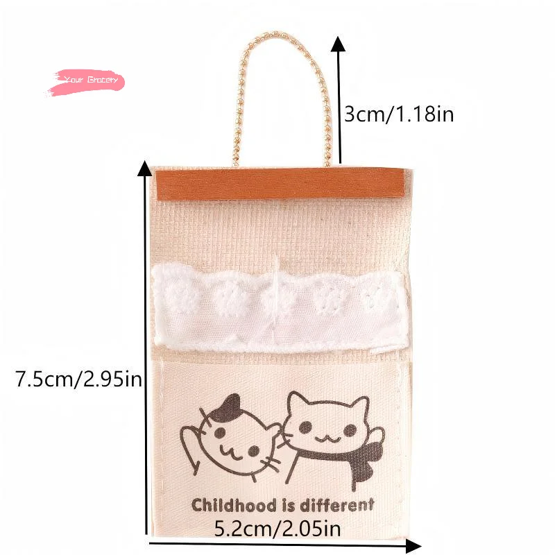Leuke Mini Muur Opbergtas Hangende Zakken voor 1/12 Poppenhuis Thuis Scène Decoratie Micro Schaal Foto Props Poppenhuis Accessorie