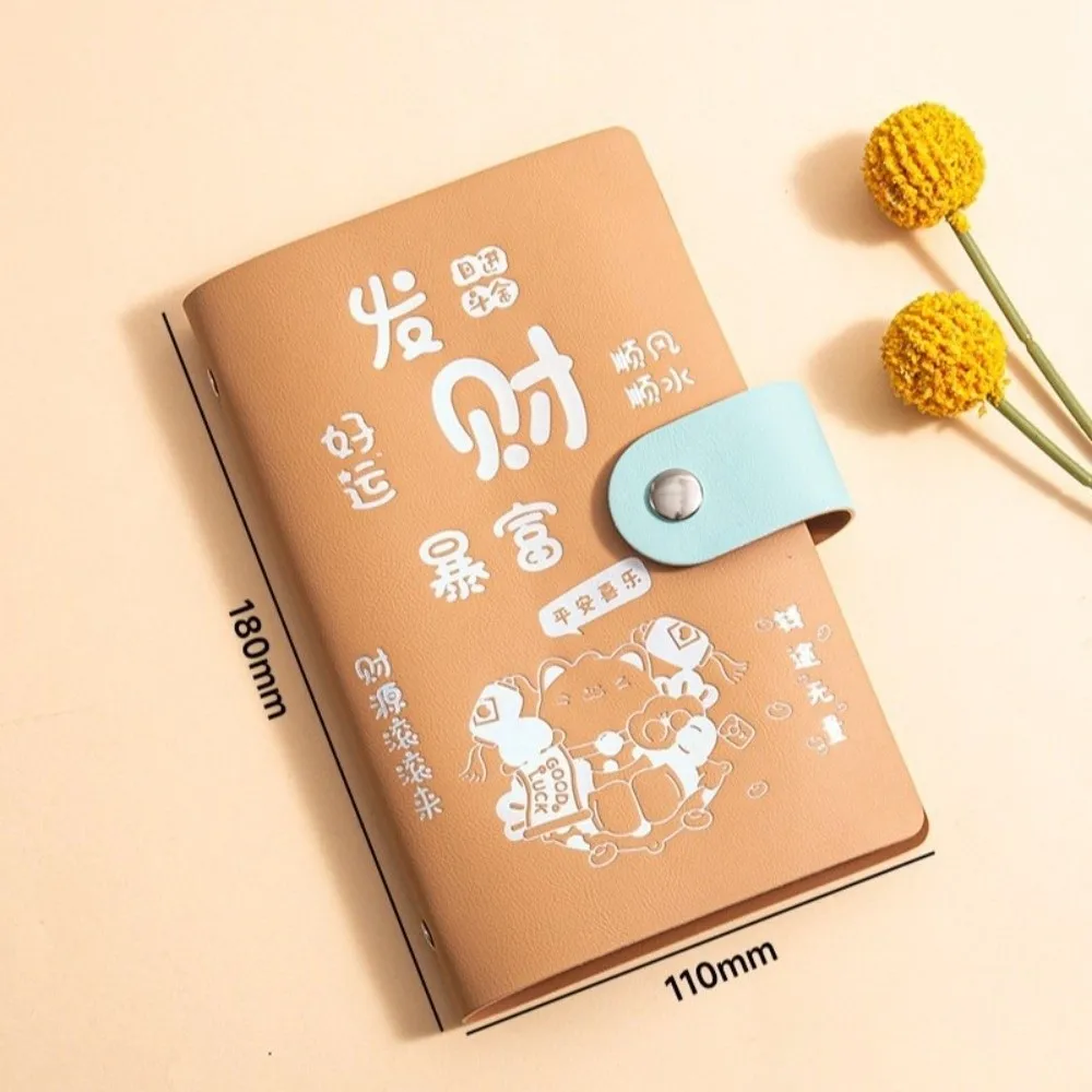 Save Money 100 Envelopes Money Saving Challenge Waterproof Reusable Mini Binder Savings Challenge PU Savings Challenges Book
