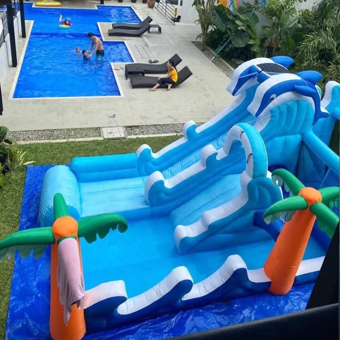 Bouncy Castle with Slide Durable Stitched Bouncy Castle Kids Outdoor Bouncy Castle