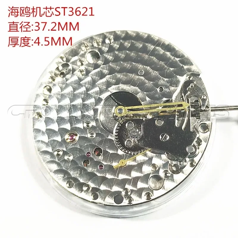 For ST3621/ETA 6498 Watch Men Women WristwatchNew 6498 Movement 17 Jewels Watch Hand Winding Mechanical Movement at 6 o'clock