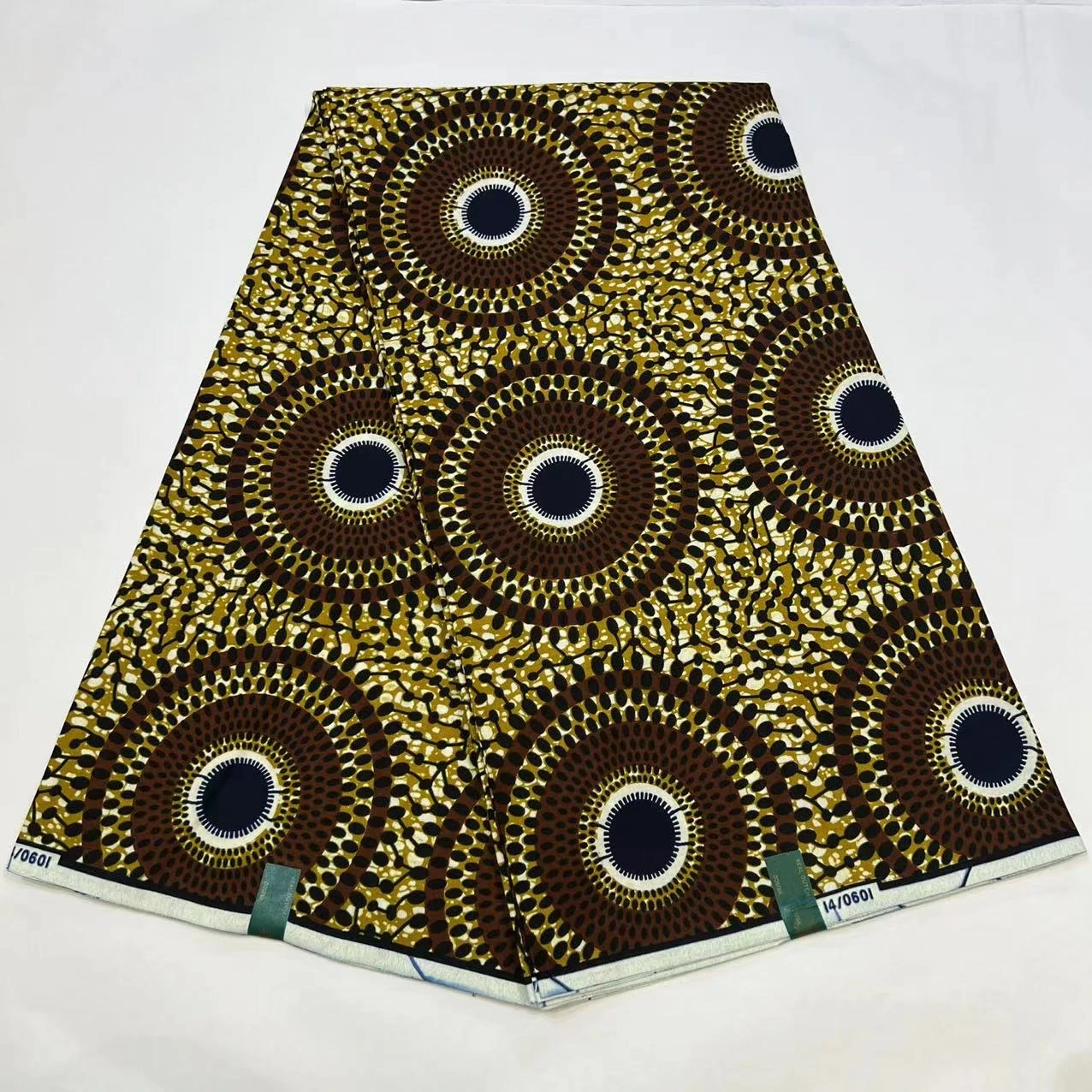 2024 Ghana Ankara African Wax Prints 100% Cottonr Fabric Binta Real Wax High Quality 6 Yard African Fabric For Party Dress Soft