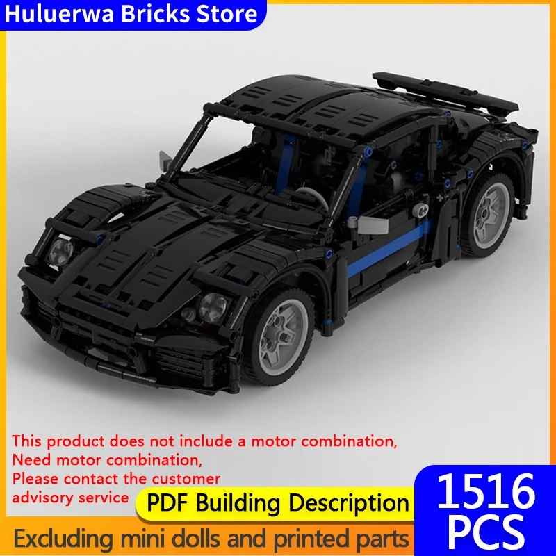 

Модель скоростного гоночного автомобиля MOC, строительные кирпичи Challenger Hypercar, модульная технология, подарки, праздник, сборка, детские игрушки, костюм