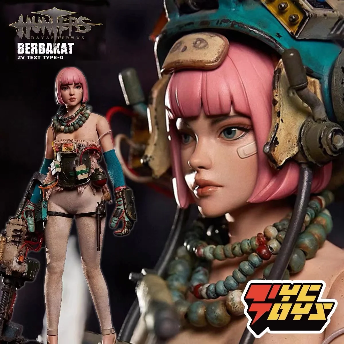 BLITZWAY 10601 1/6 Day After WWIII Hunter Figure Model 12'' Female Soldier Action Doll Full Set Toy for Collection