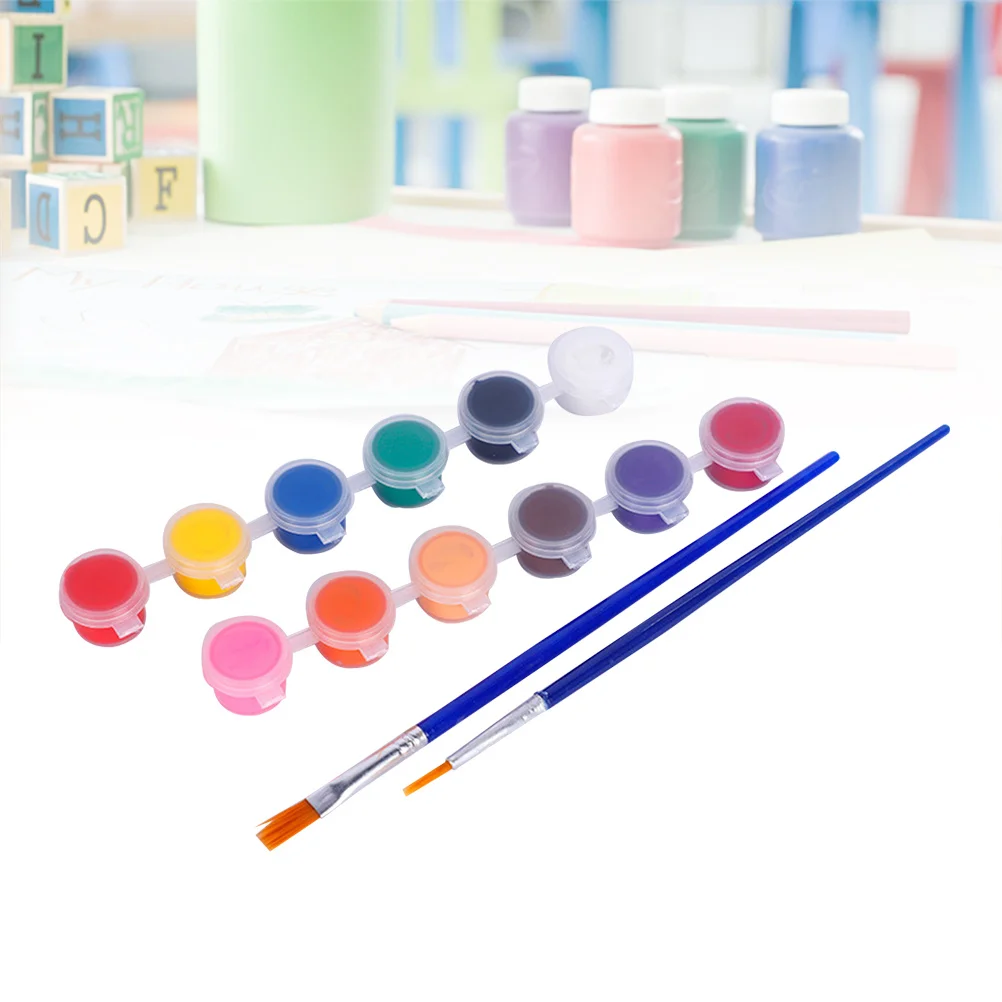 

42pcs Acrylic Paint Set 36 Colors 6 Brushes Safe Eco-Friendly For Diy Graffiti Art Craft Painting Kit