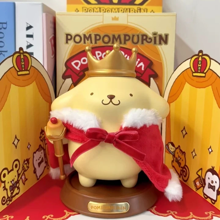 Martube 2026 New Pom Pom Purin King Series Bluetooth Speaker Figurines Cute Pompompurin Audio Toy Desktop Ornament Birthday Gift view 5