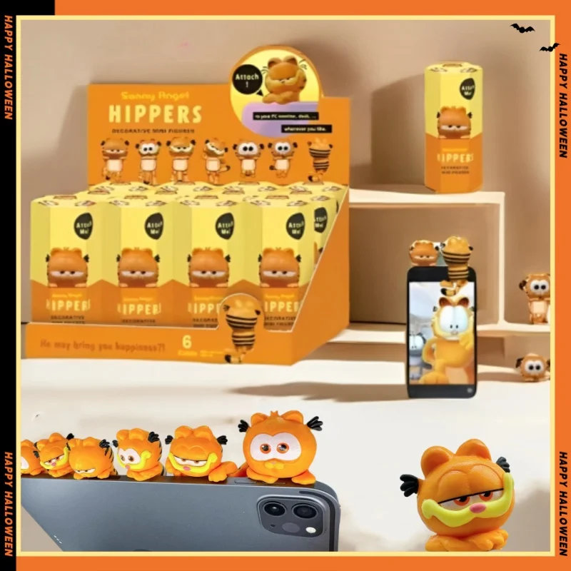 Sonny Angel Garfield Blind Box Hippers Garfield Series Mini Anime Characters Accessories Doll Children's Birthday Gift