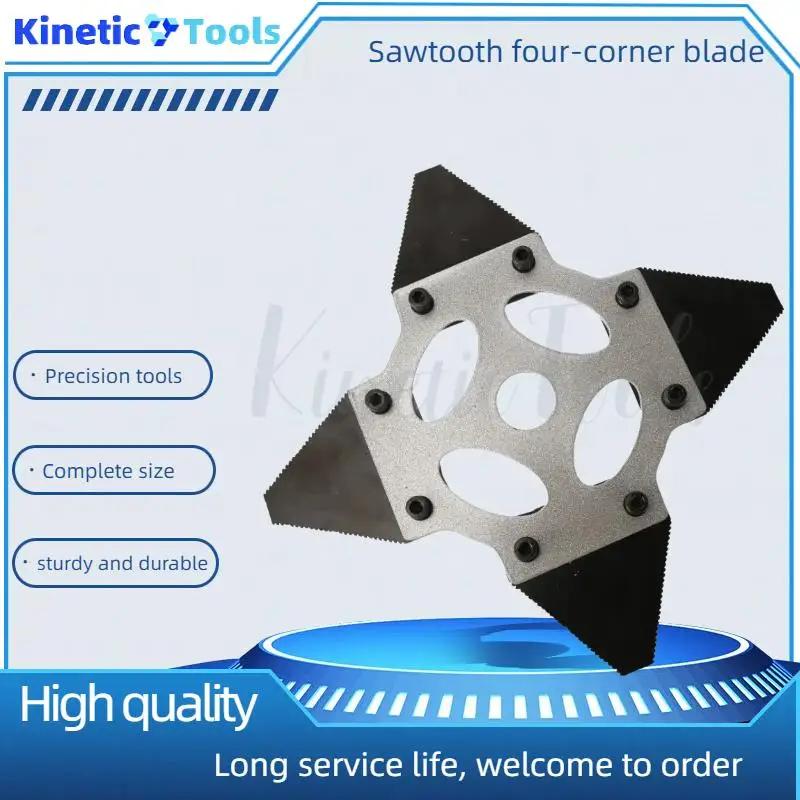 

Аксессуары для садовых инструментов: новый четырехугольный нож, лезвие из марганцевой стали для газонокосилки с литиевой батареей - отличный помощник по косичке газона