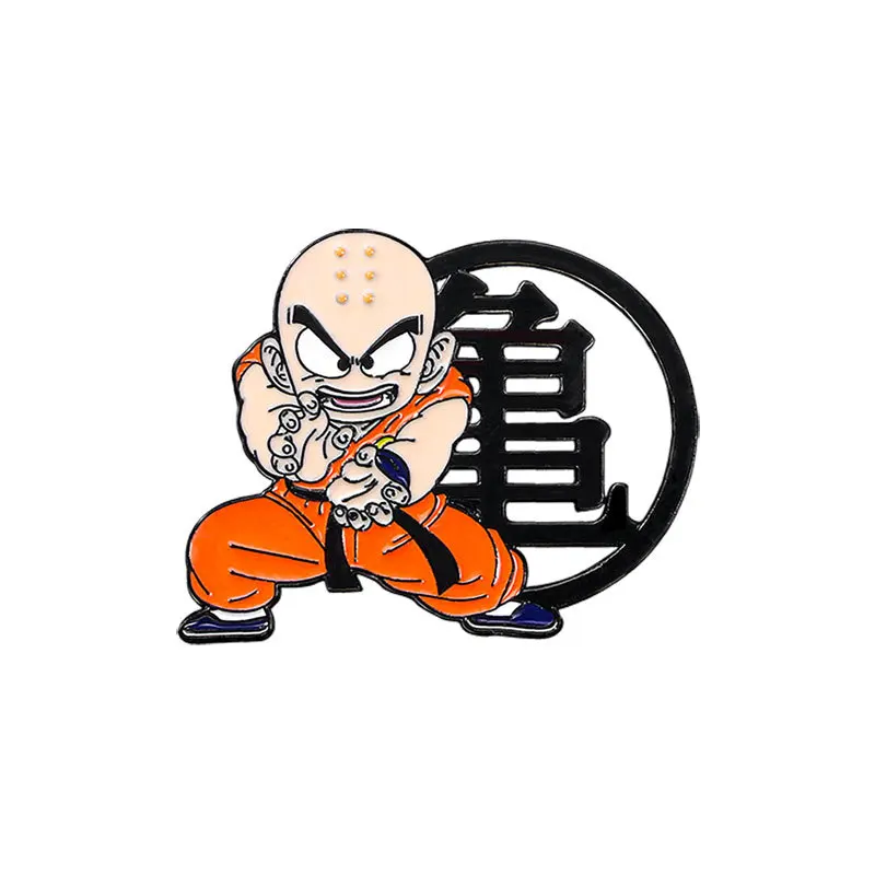 Dragon Ball เข็มกลัด Toriyama Akira Dragon Ball Goku เต่า Fairy Bick บรรจุภัณฑ์หนังสือเครื่องประดับป้ายการ์ตูนเด็กฮาโลวีน