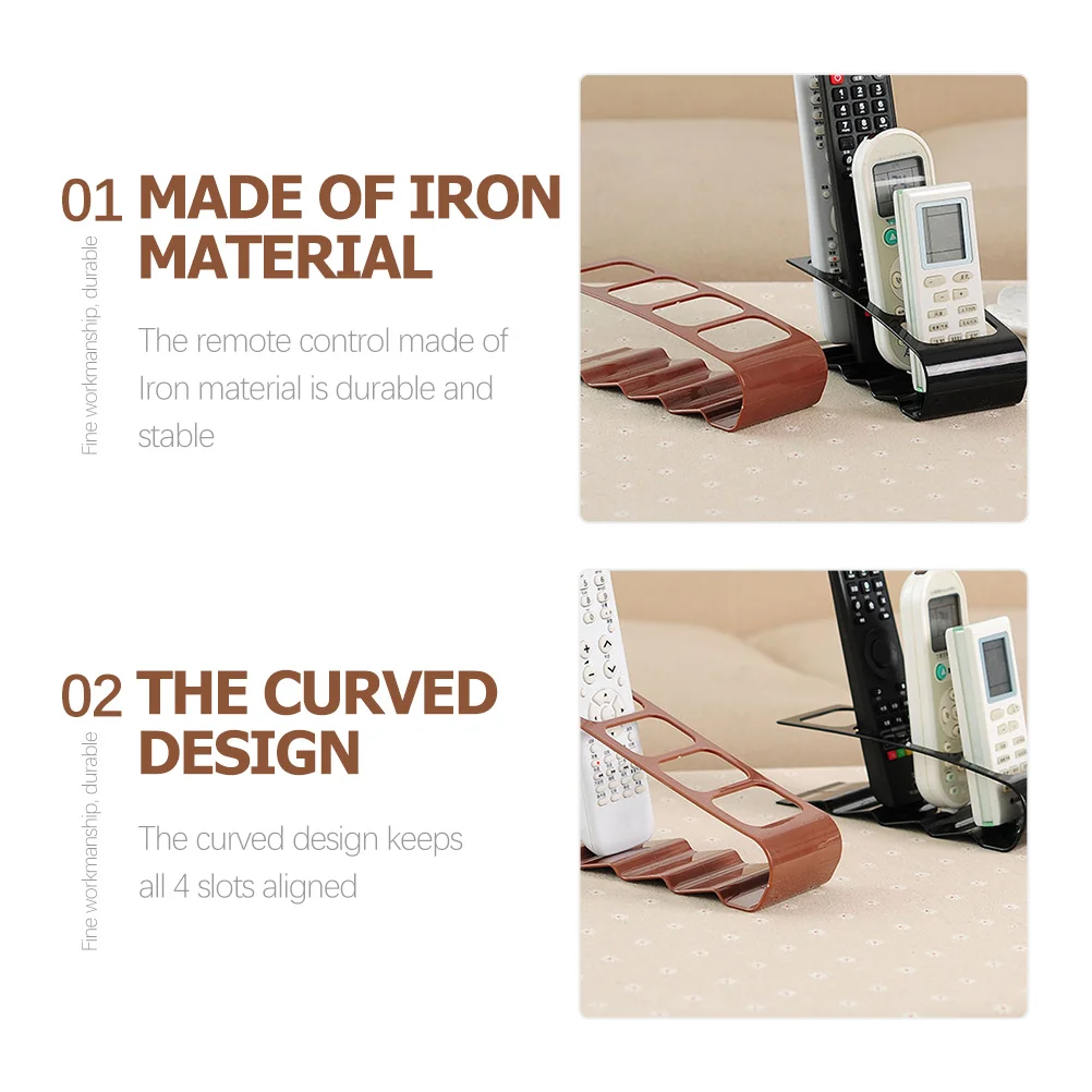 

2Pcs Remote Control Holder for Desktop Air Conditioner Storage Organizer Space Saving Table Use Remote Control Holder