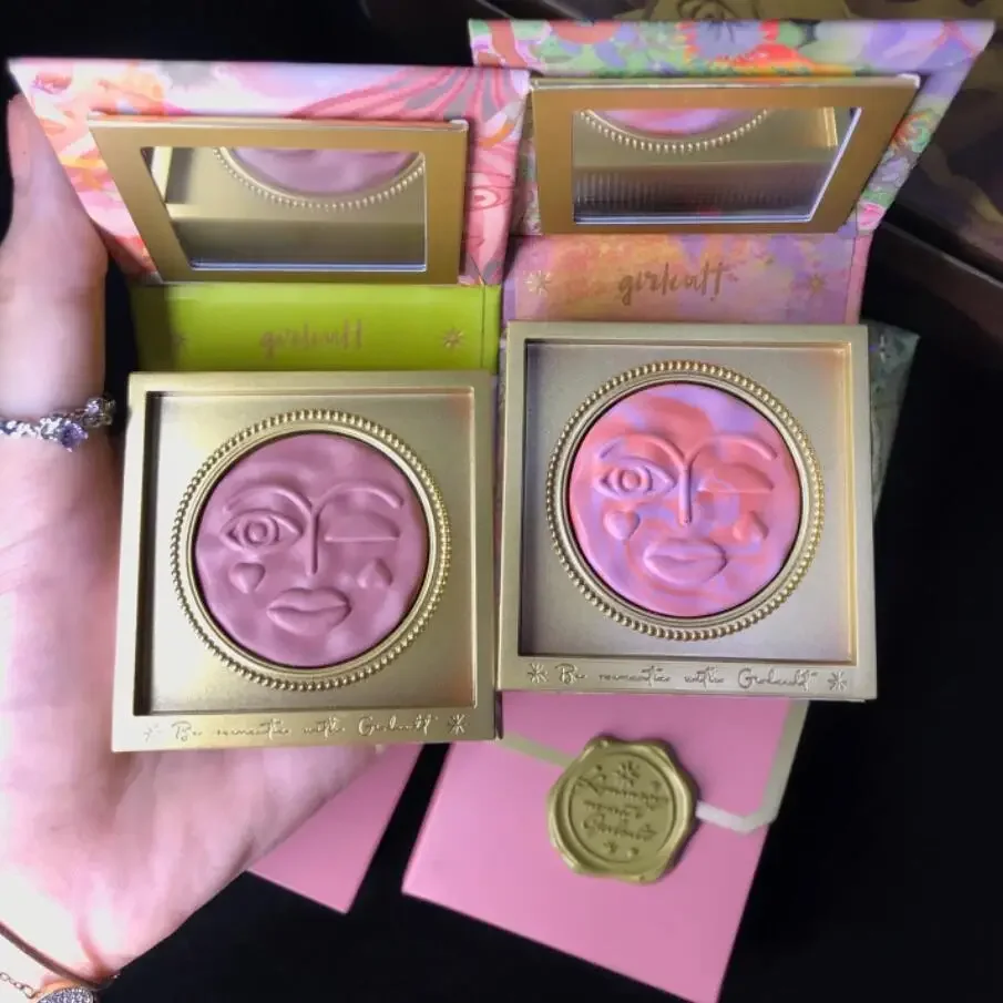 

Girlcult Emotional Blush Highlighter Matte Fine Shimmer Blusher Face Cute Makeup Korean Cheek Pressed Powder