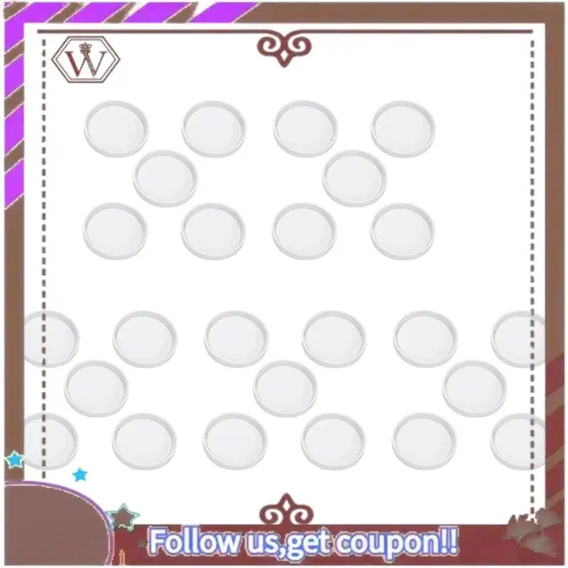 

A95D-25 в упаковке, большая силиконовая форма для круглых подставок своими руками, диаметр 3,15 дюйма/8 см, формы для литья из смолы, цемент