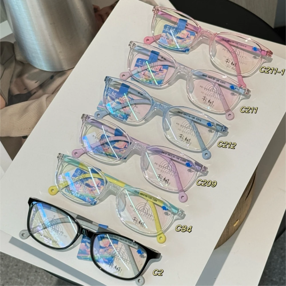 High Quality Silicone Kids Blue Light Glasses Frame Child Clear Computer Spectacles Boys Girls Prescription Medical Glasses