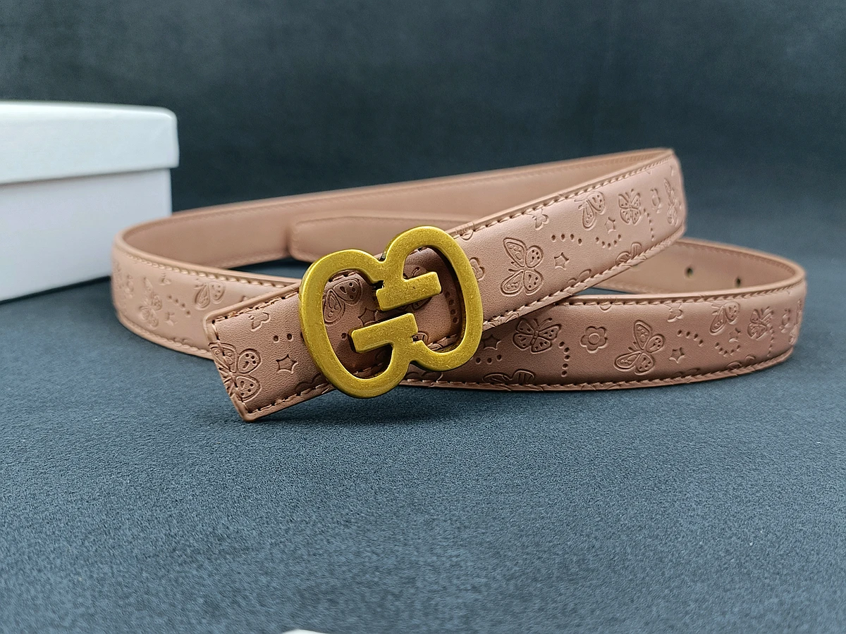 Smooth buckle waistband, simple jeans, versatile, casual decoration, temperament, soft belt, fashionable slim belt