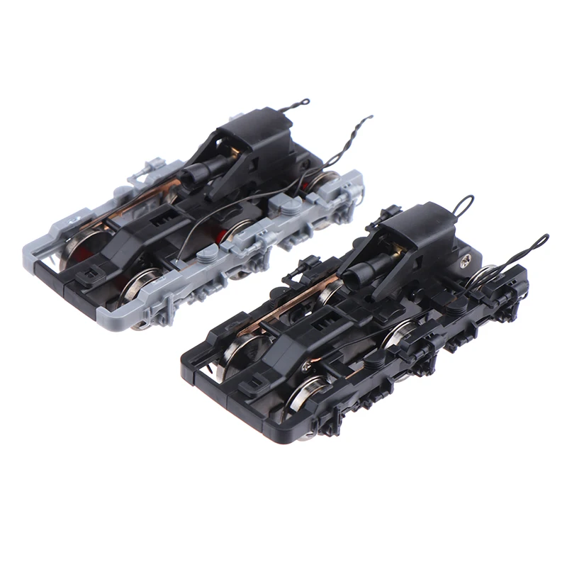 1PCS 1:87 Undercarriage Bogie Model Railway Layout Accessories Electric Train Parts Chassis DIY Landscape For Hobby