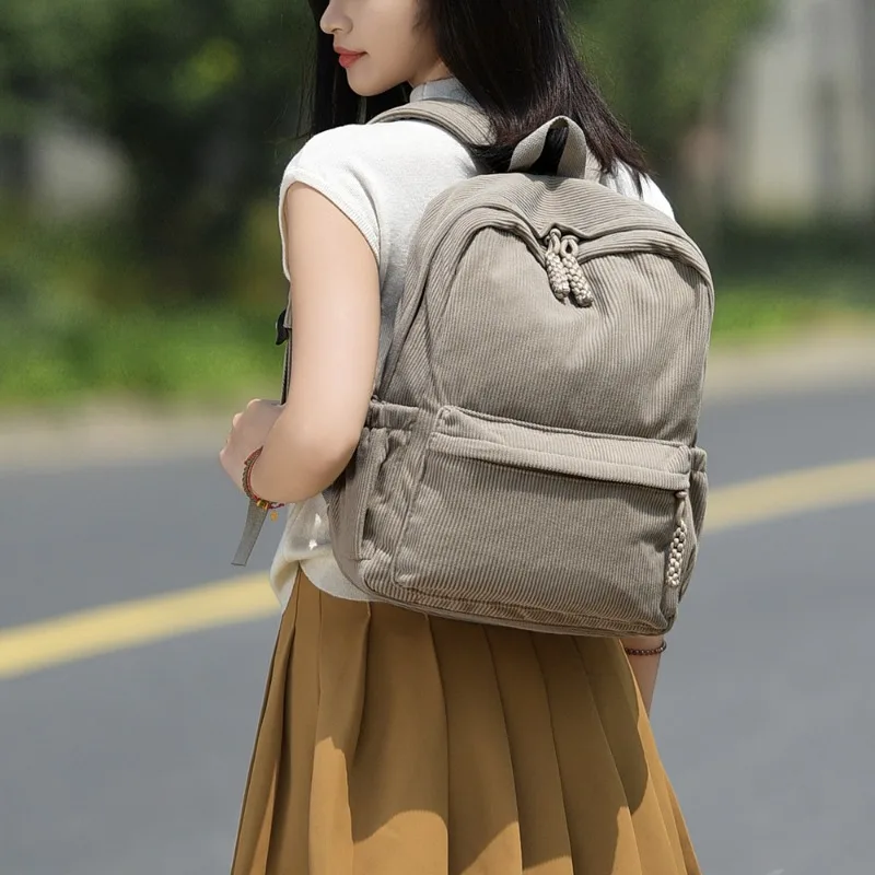 

Backpack for Women Shoulder Bags Versatile Large Capacity Fleece Backpack Back To School Bags Class Bag for Girl Designer Bag