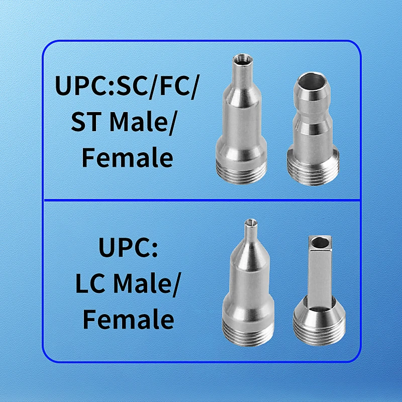 AUA-400/600 Komshine KIP-600V Orientek TIP-600 SAIVXIAN A-600V Glasvezelinspectiesonde Microscoop SC APC/UPC Adapters