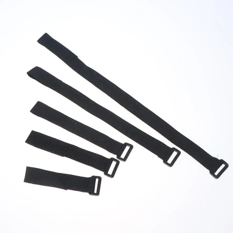 10Pcs Nylon Fasteners Cord Straps Organizer Reusable Hook And Loop Tie-downs Adjustable Nylon Zip Ties For Securing Wires
