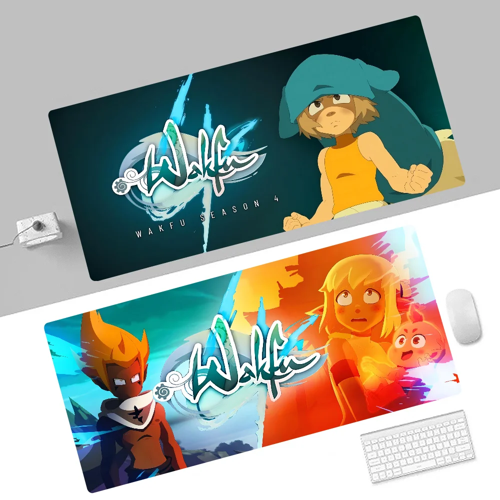 لعبة W-Wakfu Cool F لطيف سيليكون كبير/صغير إلى لوحة الماوس حجم اللعبة للوحة لوحة المفاتيح اللعبة
