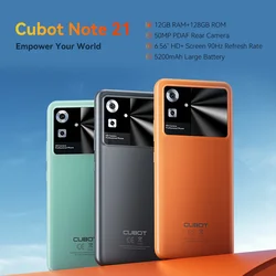 [รอบปฐมทัศน์โลก]Cubot Note 21 สมาร์ทโฟน 12GB + 128GB 6.56 