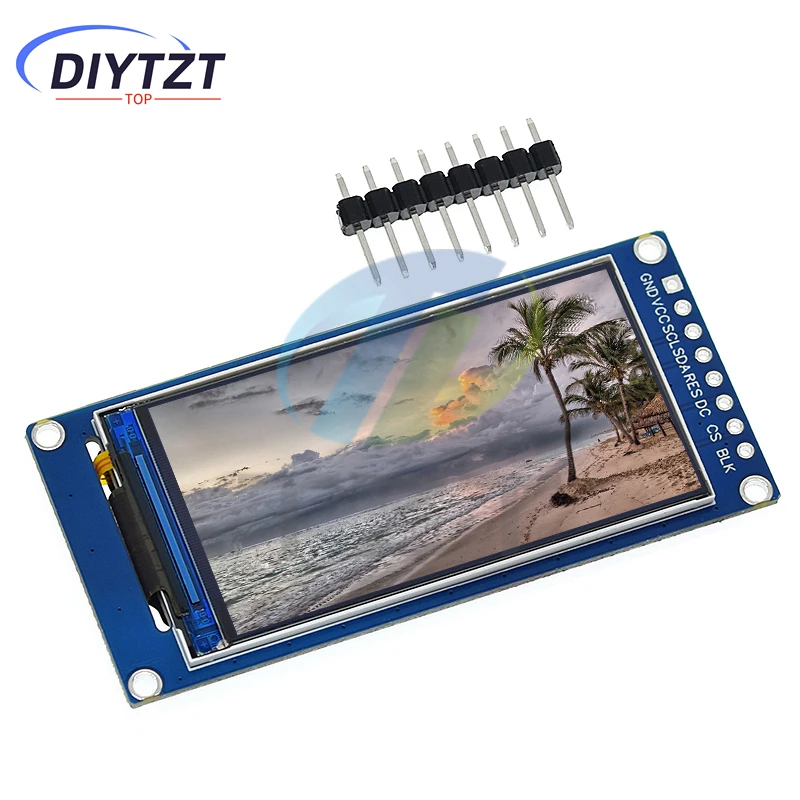 

DIYTZT 1.9 Inch TFT Display Screen LCD Screen Color Display Module SPI Serial Port High-definition 170x320 ST7789