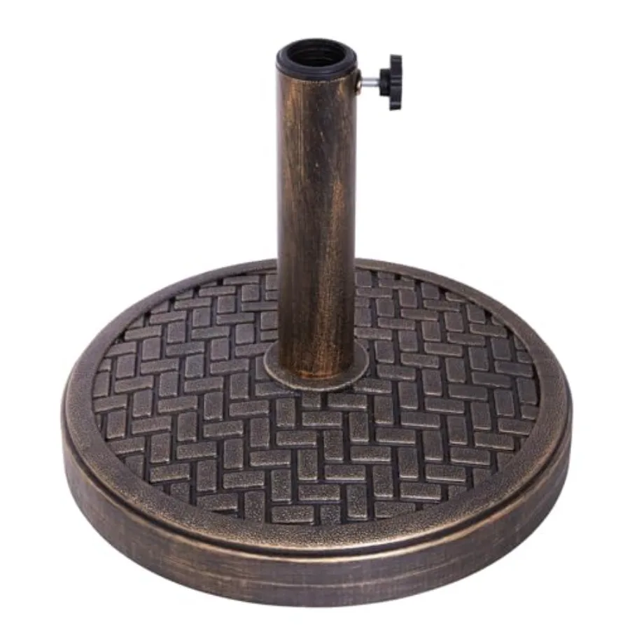 

Backyard Expressions 26.5 Lb Umbrella Stand Patio Umbrella Base 15 in Diameter