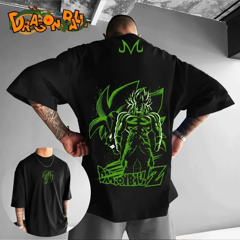 

Dragon Ball Super Large Dragon Ball Wukong American High Street Printed Loose Plus Size T-shirt Suitable for Comic Exhibition