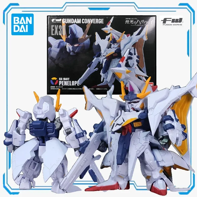 HOT BANDAI Original Model Kit GUNDAM CONVERGE EX EX30 RX-104FF Anime Action Figure Assembly Toys Model for Boys