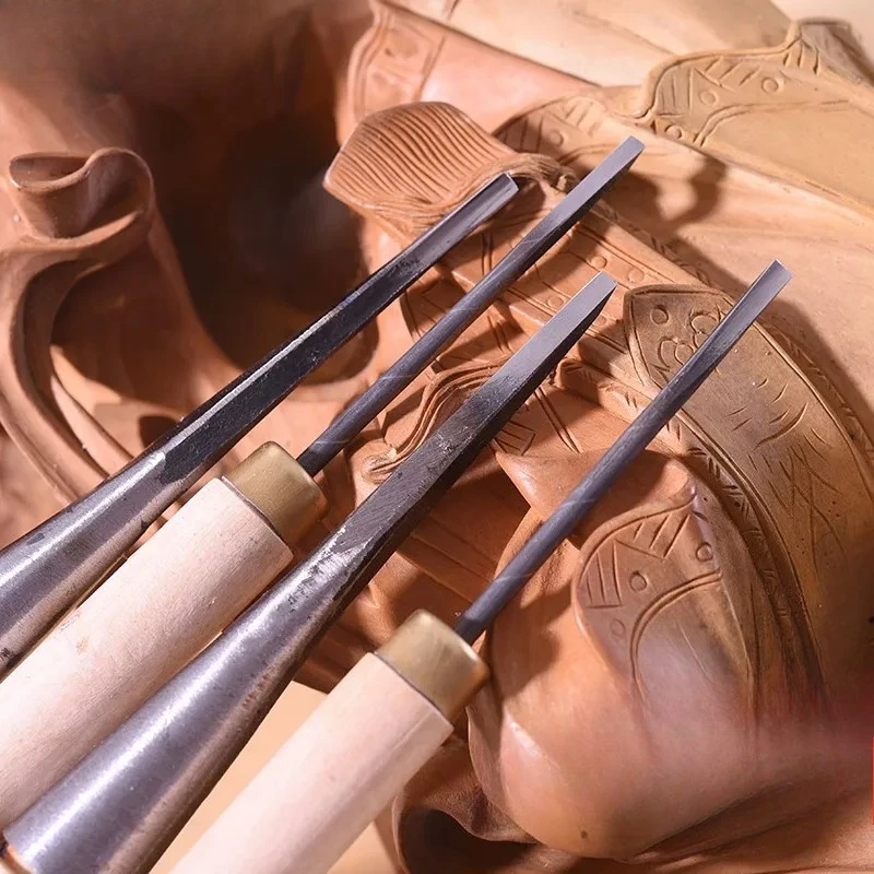 

1 Set 3MM Woodworking Tools Dongyang Woodcarving Carving Knife Set, Student Handmade DIY Woodblock Painting, Small Micro Carving