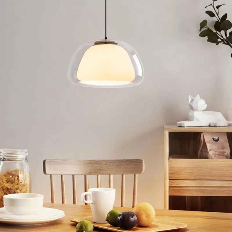 Danish Designer Restaurant Glass Chandelier Simple Bedside Chandelier Room Decoration Interior Lighting Chandelier