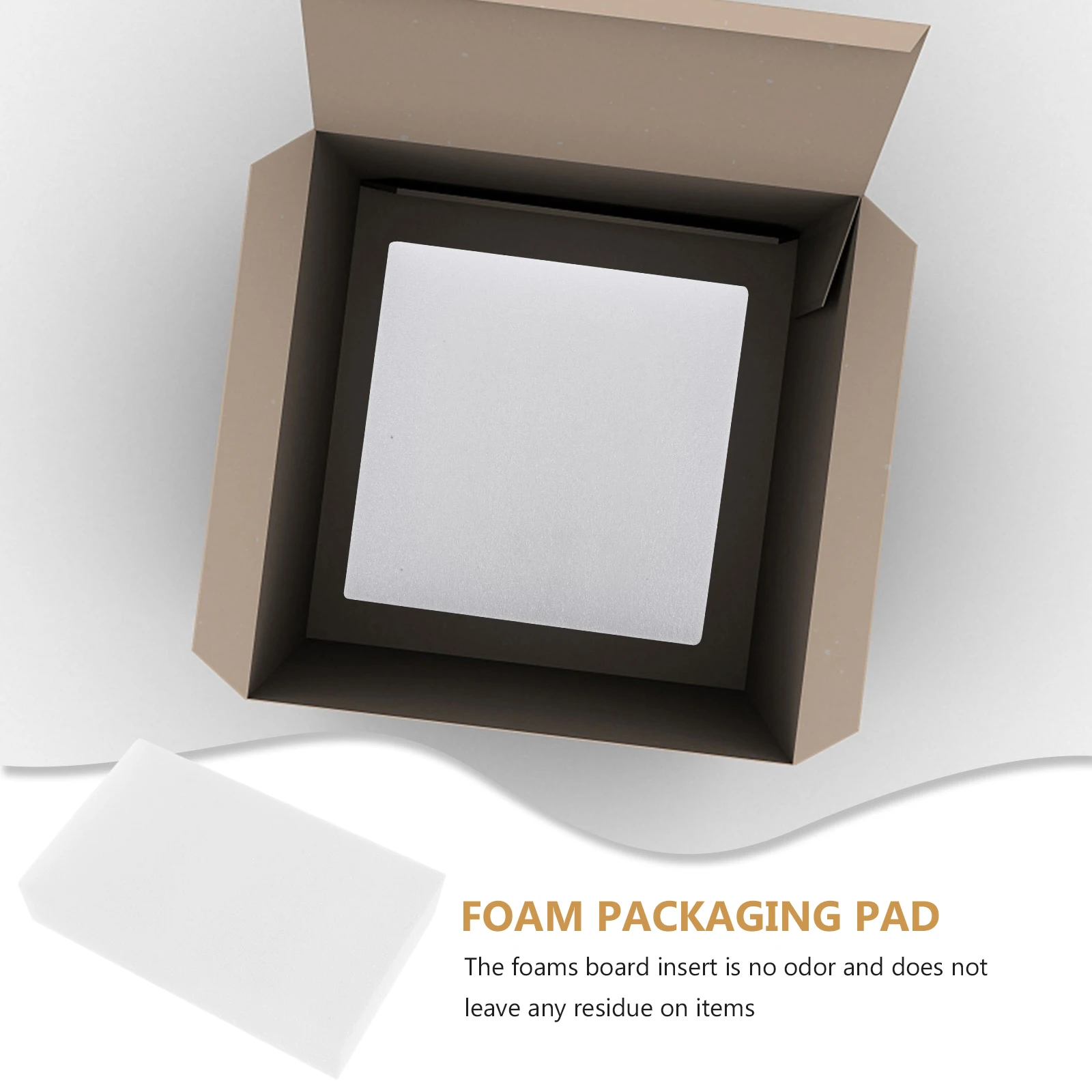 

2pcs Foam Board Insert Eco-Friendly No Odor Residue-Free Flexible Packing Pad for Secure Shipping Multi-Use
