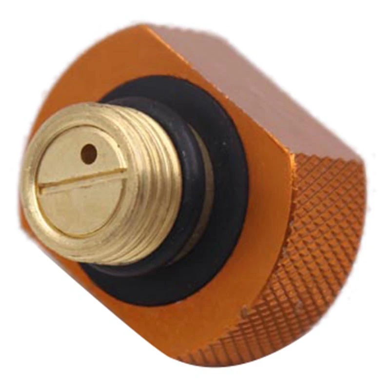 Happy New- Outdoor Camping Hiking Picnic Gas Tank Adapter Stoves Connector Conversion Split Type Gas Furnace Connector