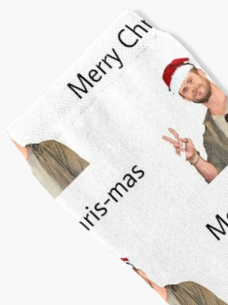 Merry Chris-mas Socks hiking halloween winter thermal Socks For Women Men's