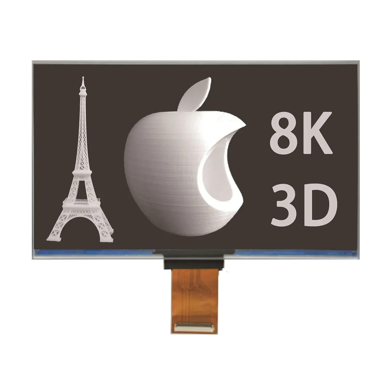 10.3 Inch Monochrome Screen Mono 7680*4320 8K Lcd Display 3D Printer Building Panel High Quality Resolution LCD Module