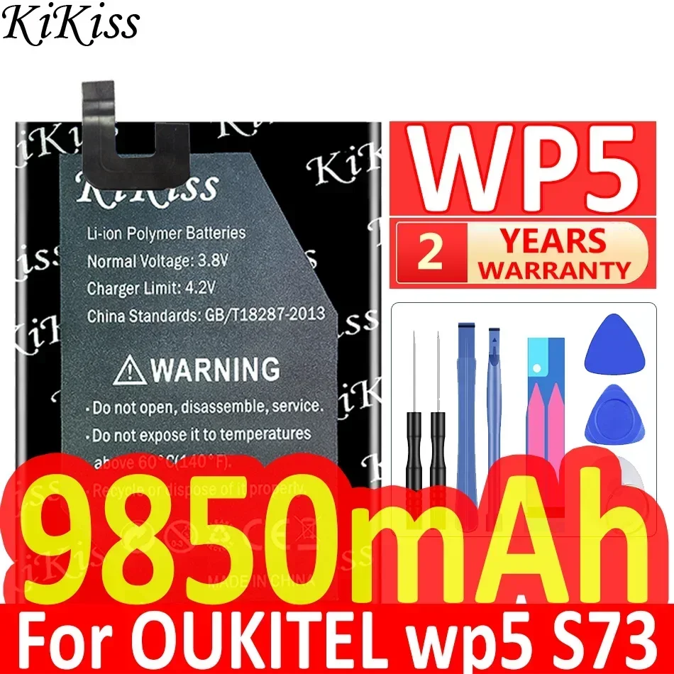 

Аккумулятор KiKiss 9850 мАч для OUKITEL WP5 WP 5 S73 3,85 В HT2749B-S73 REV1.3