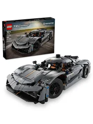 LEGO  42173 Mechanical Series Koenigsegg Grey Supercar Racing Children's Building Blocks Toy