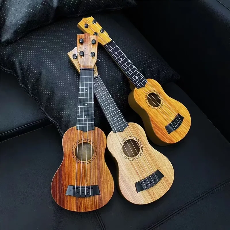 Mini Guitar 4 Strings Classical Ukulele Guitar Toy Musical Instruments for Adult Kids Children Beginners Early Education Gift