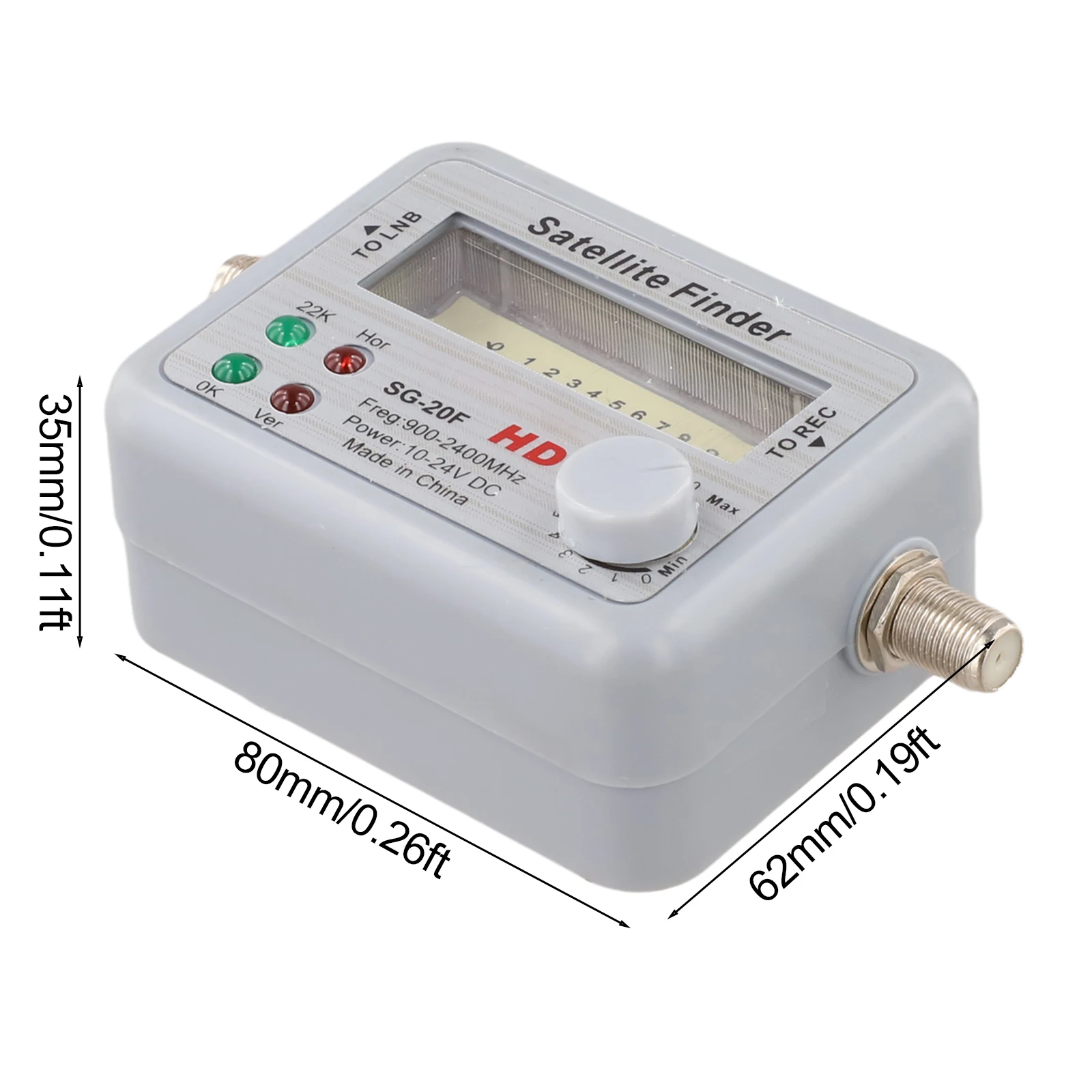 Digital For Satellite For Finder Meter 950-2150MHz For TV Dish Network LNB Directional Alignment Testing Tool