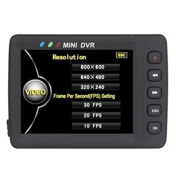 

Angel Eye 2.7 Inch LCD Screen 2.4G remote control CVBS Input Small Analog Surveillance Camcorder Mini Video DVR Recorder