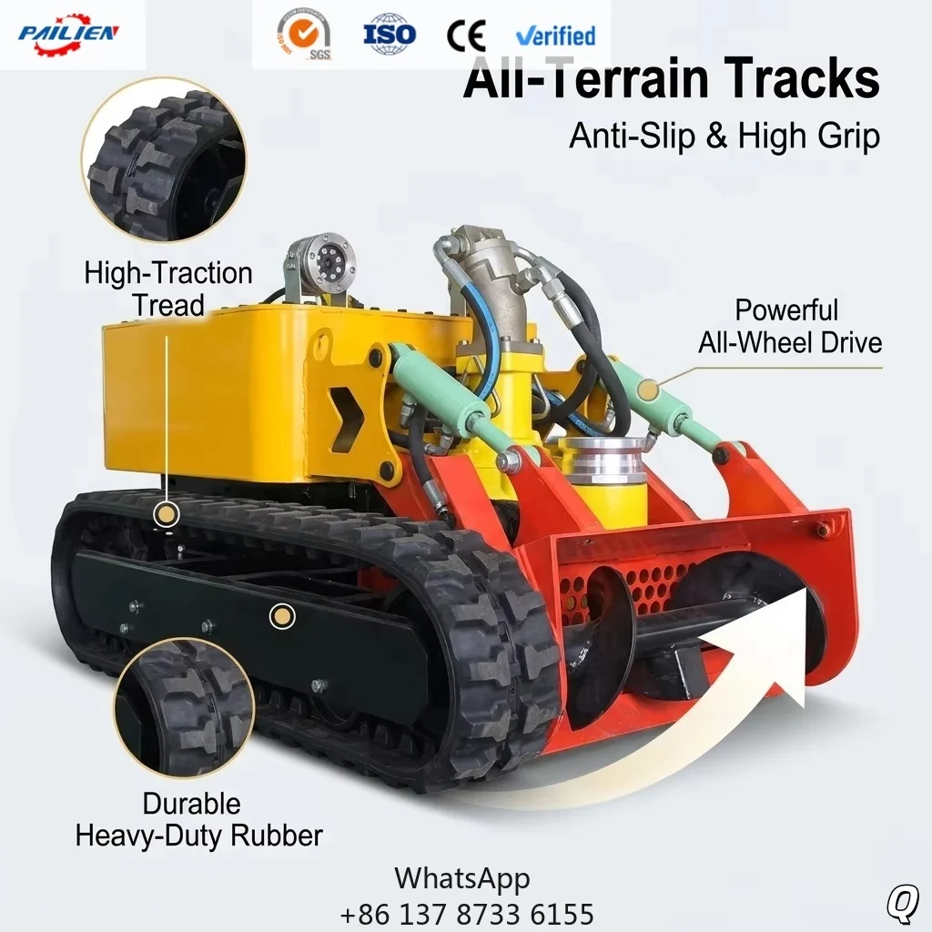 50m Depth Remote Control Dredging Robot Industrial Municipal Sewer Pipe River Sludge Cleaning Crawler Machine
