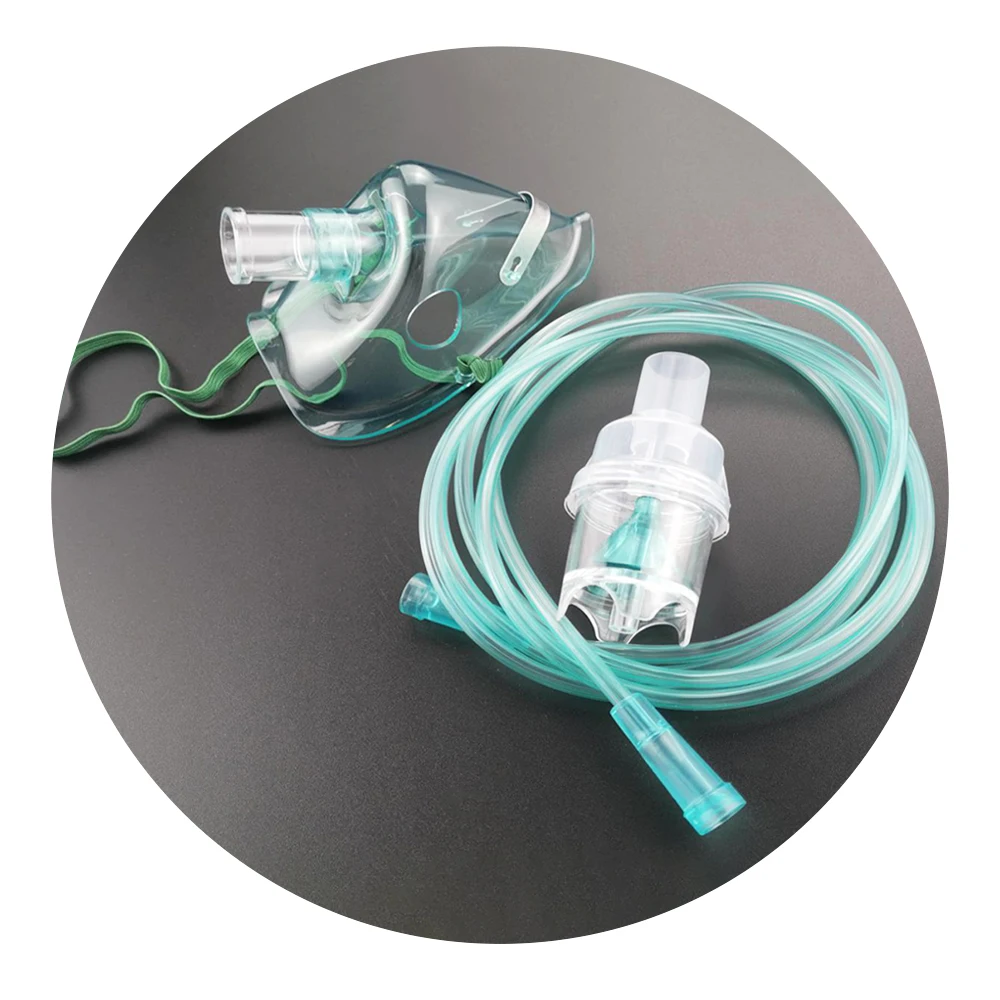 Disposable Adult Size Oxygene Venturi Nebulizer Mask Transparent Medical Device Sterile Pouch EOS PES Latex Free Protection