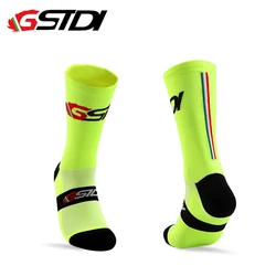 Gsidi ถุงเท้าขี่จักรยานสำหรับผู้ชาย, ใหม่2023ขี่จักรยานเสือภูเขาเสือหมอบแบบมืออาชีพสำหรับกีฬากลางแจ้ง