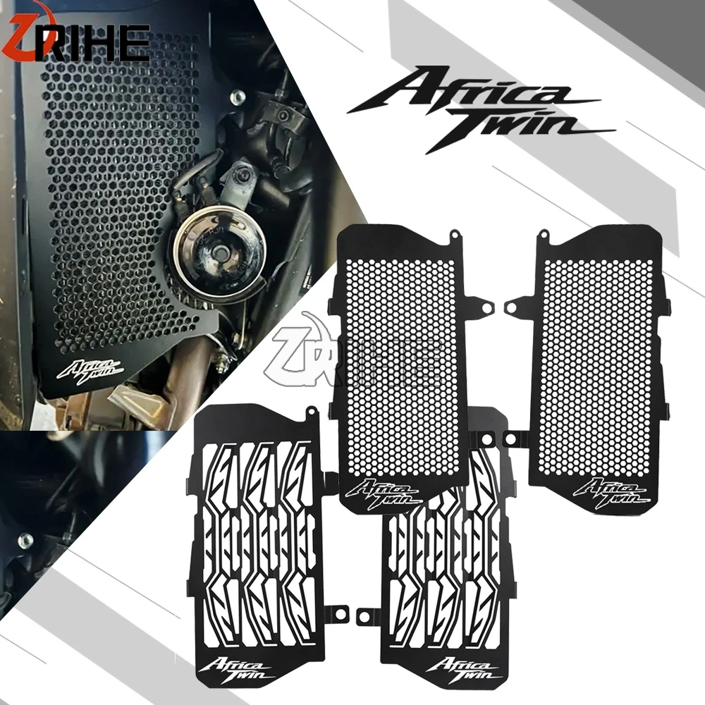 

Aluminum CNC Motorcycle for HONDA CRF1100L Africa Twin 2020 2021 2022 2023 CRF 1100L Radiator Grille Guard Protector Cover