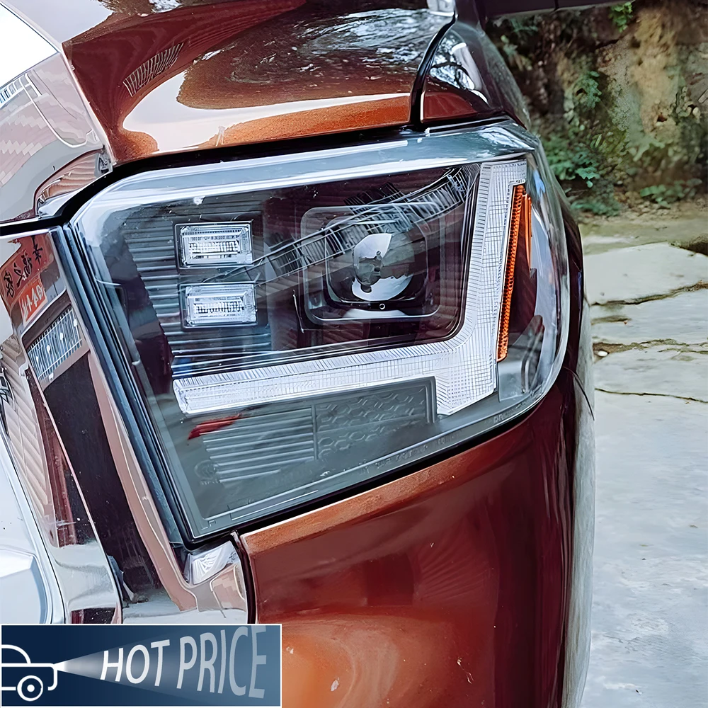 

Для Toyota Tundra Sequoia 2014-2021 автоматические фары в сборе, обновление высокого качества, светодиодные передние ближние лампы, аксессуары для дальних ламп