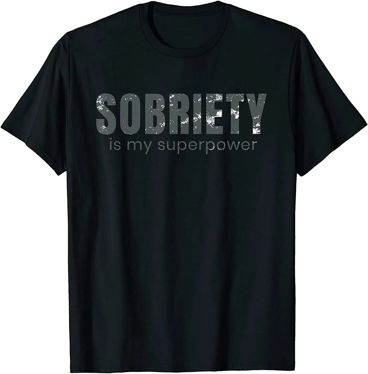 NEW! Sobriety Is My Superpower Sober Support Gift Idea T-Shirt