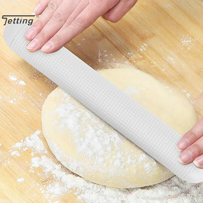 Non-Stick Floating Point Rolling Noodle Stick Dumpling Skin Household Rolling Noodle Stick Non Stick Skin Kitchen Baking Tool